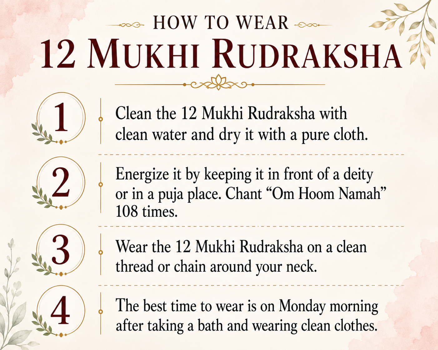 12 Mukhi Rudraksha (Nepal Origin)